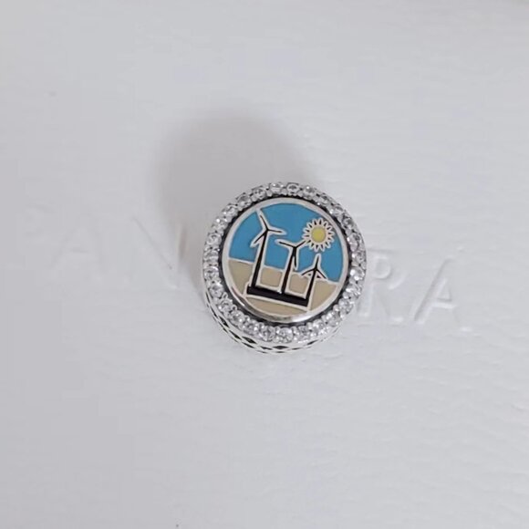 Pandora Windmill Curacao Charm for Pandora Bracelet Bead Charm - Picture 5 of 6